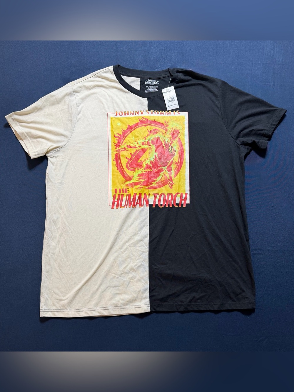 60% Cotton 40% Polyester Size 3X NWT Marvel Studios The Fantastic Four
